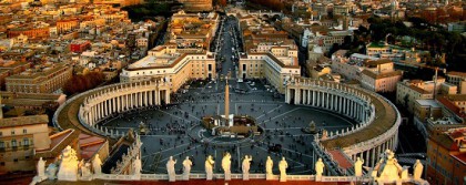 Place Saint Pierre (Vatican) au coeur de Rome